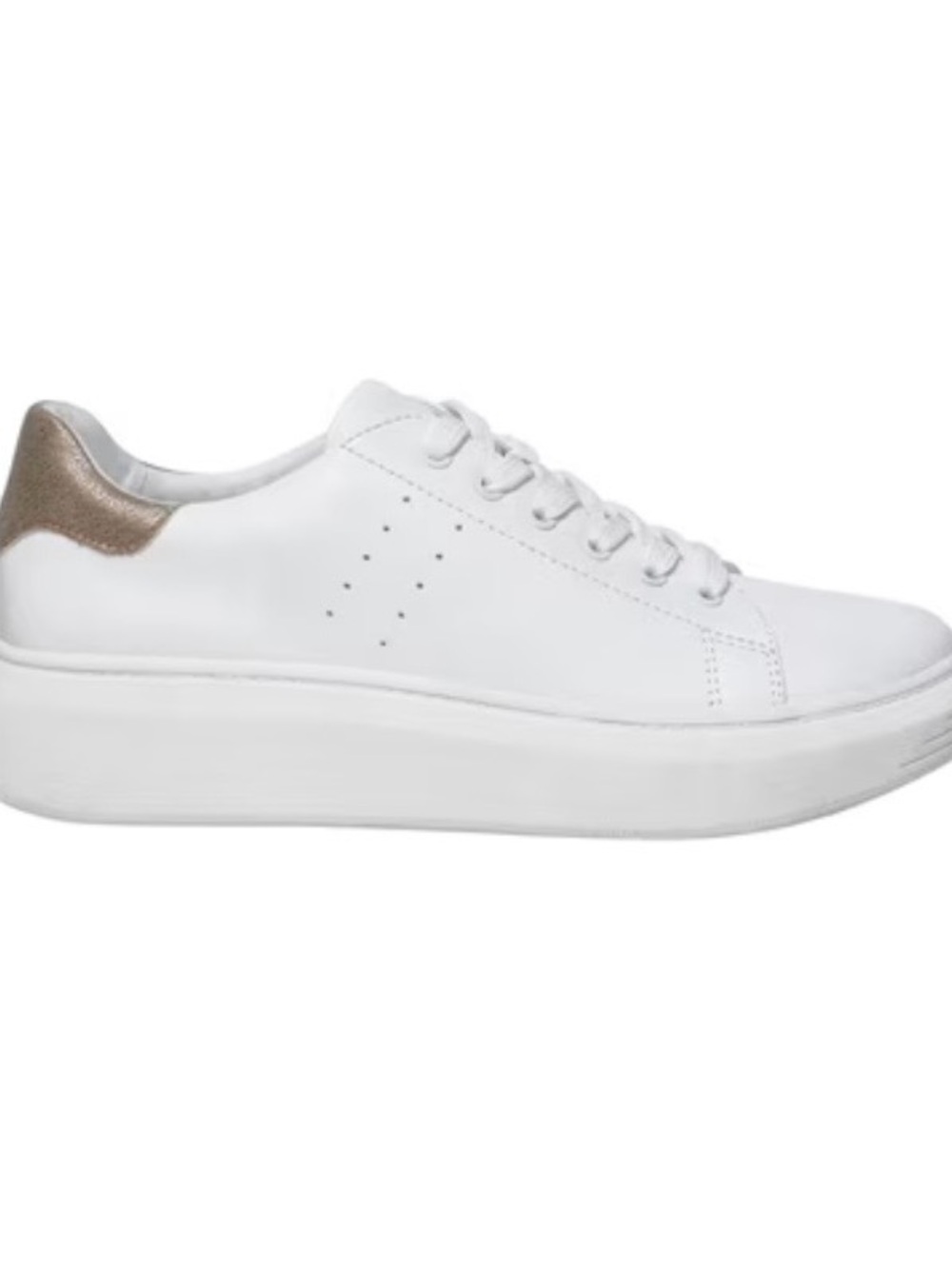 Women's platform sneakers, size 8
